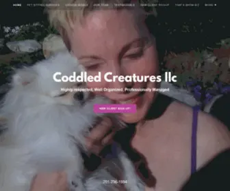 Coddledcreatures.com(Coddled Creatures Pet Sitting LLC ®) Screenshot