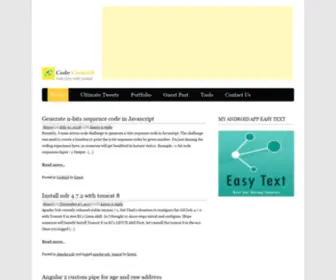Code-Cocktail.in(Code Cocktail) Screenshot