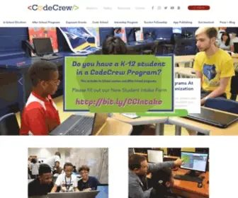 Code-Crew.org(We are changing Memphis with programs) Screenshot
