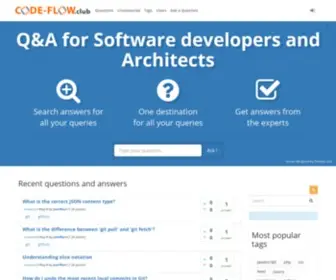 Code-Flow.club(Q&A) Screenshot