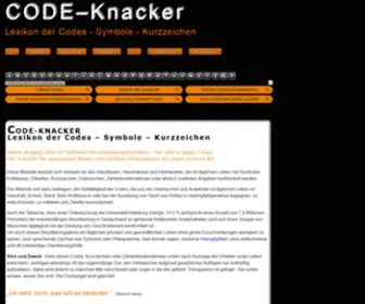 Code-Knacker.de(Symbole) Screenshot