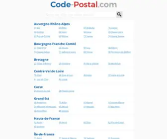 Code-Postal.com(Tous les codes postaux des communes de France) Screenshot