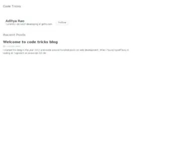 Code-Tricks.com(Code Tricks) Screenshot