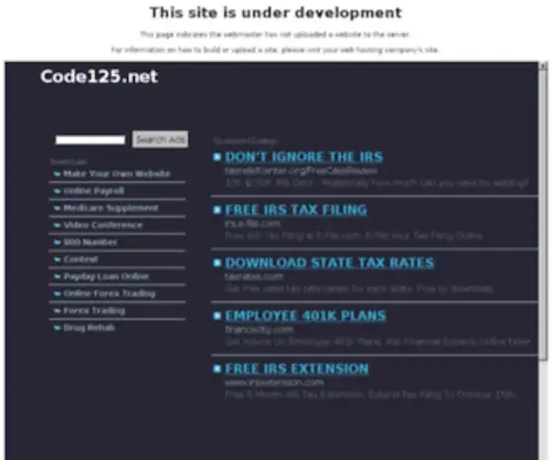 Code125.net(Code 125) Screenshot