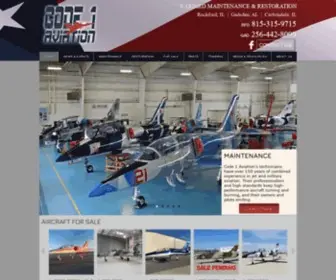 Code1Aviation.com(Code 1 Aviation) Screenshot