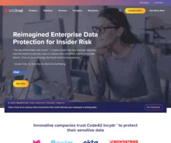 Code42.com(Insider Risk Detection) Screenshot