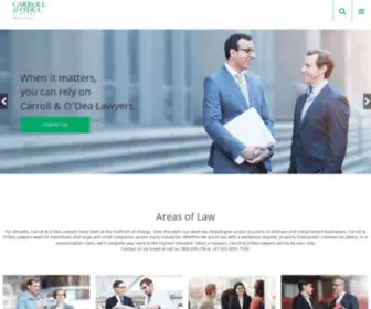 Codea.com.au(Carroll & O'Dea Lawyers) Screenshot