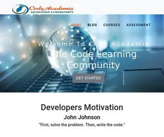 Codeacademia.com(Code Academia) Screenshot