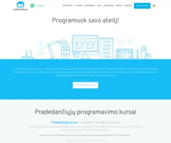 Codeacademy.lt(Programavimo kursai Vilniuje) Screenshot