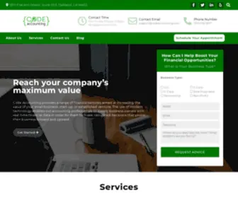 Codeaccounting.com(Code Accounting) Screenshot