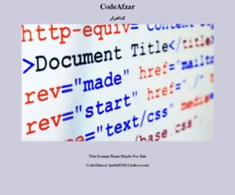 CodeafZar.ir(صفحه) Screenshot