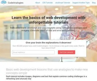 Codeanalogies.com(CSS,JavaScript Tutorials) Screenshot