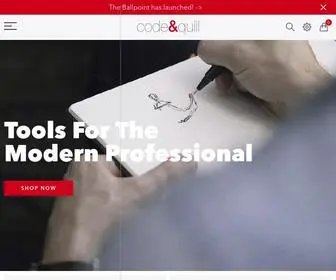 Codeandquill.com(Notebooks for Creatives) Screenshot