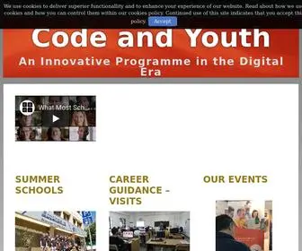 Codeandyouth.eu(An Innovative Programme in the Digital Era) Screenshot