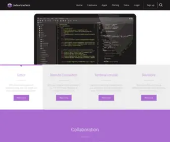 Codeanywhere.com(Cloud IDE) Screenshot