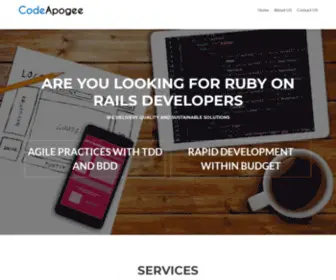 Codeapogee.com(Ruby on Rails Consulting) Screenshot