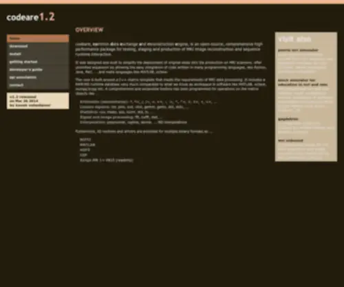 Codeare.org(Codeare) Screenshot