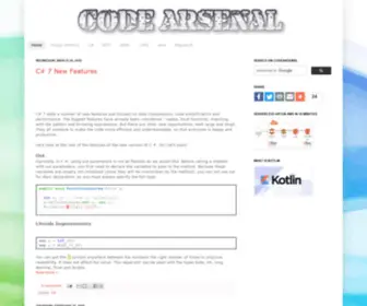 Codearsenal.net(Code Arsenal) Screenshot