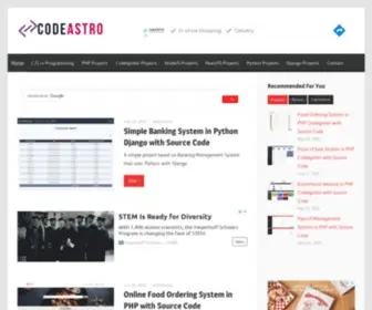 Codeastro.com(Home For All Free Source Codes) Screenshot