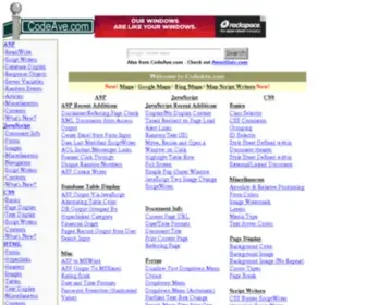 Codeave.com(ASP) Screenshot