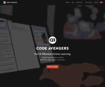 Codeavengers.com(Code Avengers) Screenshot