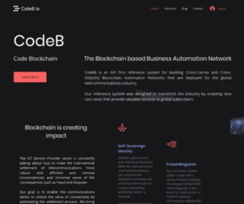 Codeb.io(Code Blockchain) Screenshot