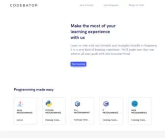 Codebator.com(CodeBator) Screenshot