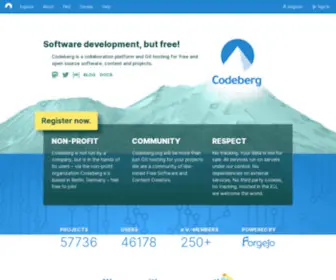 Codeberg.org(Codeberg is a non) Screenshot
