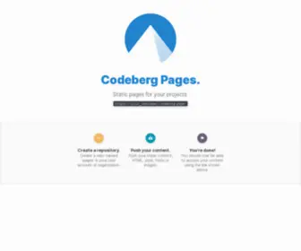 Codeberg.page(Codeberg page) Screenshot