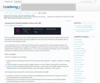 Codebetter.com(Stuff you need to Code Better) Screenshot