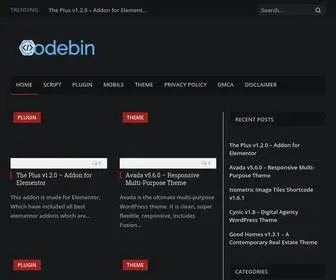 Codebin.me(Premium wordpress plugins) Screenshot