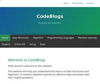 Codeblogs.me(CodeBlogs) Screenshot
