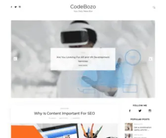 Codebozo.com(Learn with Code Bozo) Screenshot