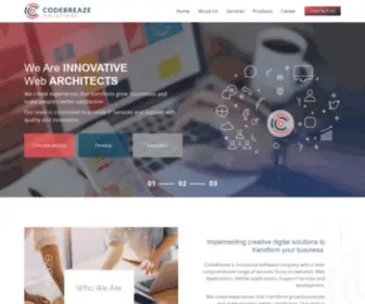 Codebreaze.com(CodeBreaze Solutions) Screenshot