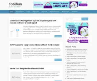 Codebun.com(Codebun) Screenshot