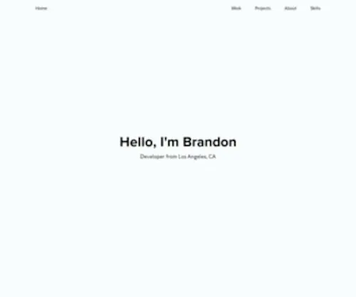 Codebybrandon.com(A Freelance Responsive Web and App Developer) Screenshot