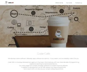 Codecafe.co.za(Code Café) Screenshot