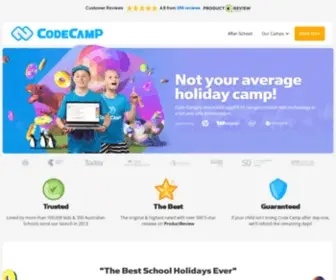 Codecamp.com.au(Australia's favourite holiday & after) Screenshot