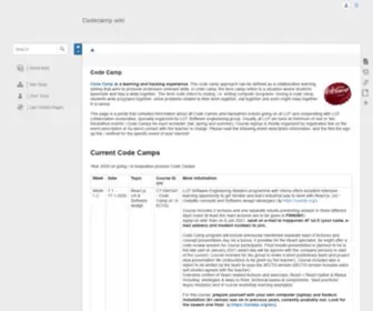 Codecamp.fi(Codecamp wiki) Screenshot