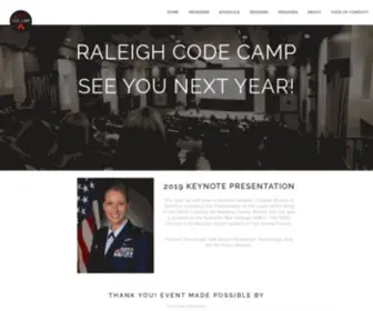 Codecamp.org(Raleigh Code Camp 2019) Screenshot