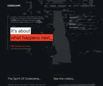 Codecamp.ro(Your IT Conference in Romania) Screenshot