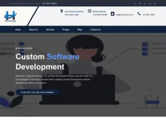 Codecaresolution.com(Heaven Technology Pvt) Screenshot