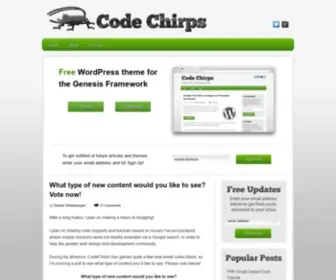 Codechirps.com(Code Chirps) Screenshot