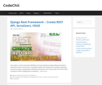 Codechit.com(Learn programming and frameworks) Screenshot