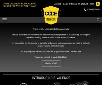 Codeclean.com.au(Auto detailing) Screenshot