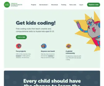 Codeclubau.org(Code Club) Screenshot