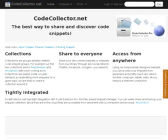 Codecollector.net(Codecollector) Screenshot