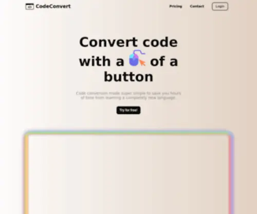 Codeconvert.ai(Codeconvert) Screenshot