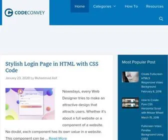 Codeconvey.com(Codeconvey) Screenshot