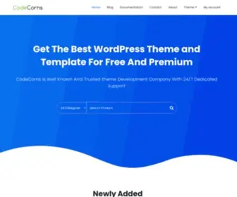 Codecorns.com(Get The Best WordPress Theme and Template For Free And Premium CodeCorns) Screenshot